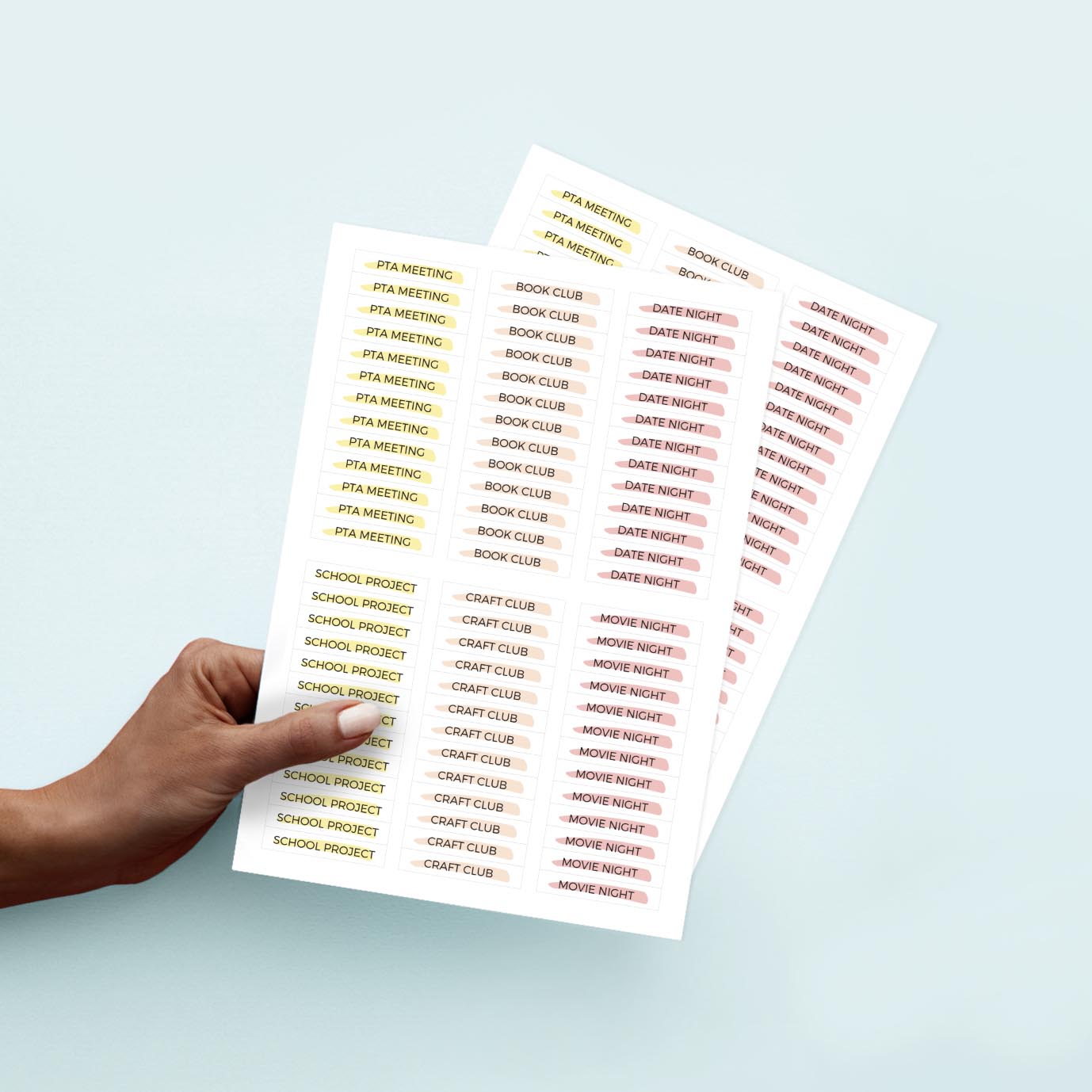 Shop Custom Planner Stickers | For A5, 7x9, 8x11 Planners